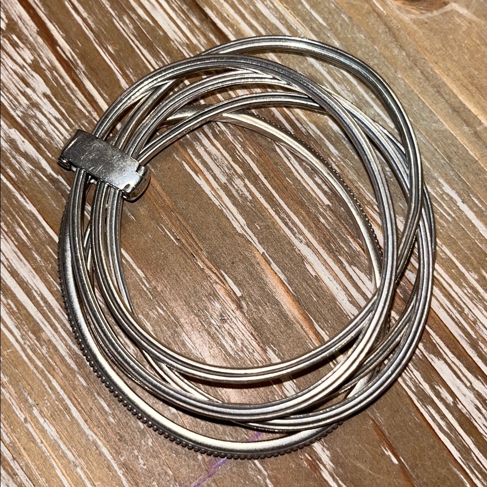 Slane & Slane Sterling Silver Multi-Bangle Bracelet - Picture 2 of 6